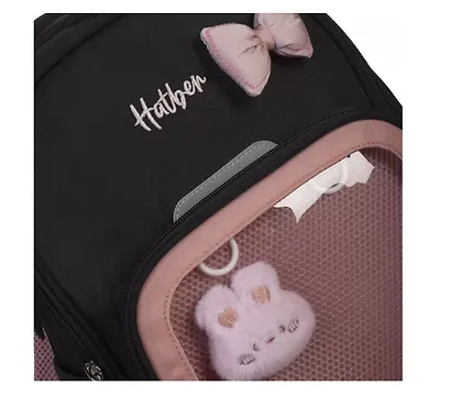 Рюкзак для девочек "Кокетка" 38*28,5*17см, 2 отделения, 3 кармана, светоотражающая нагрудная стяжка - фото 6