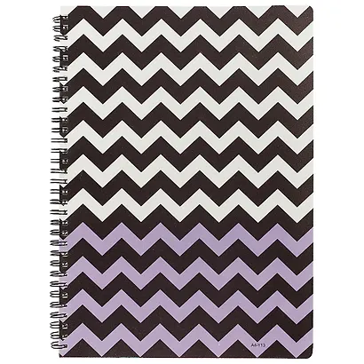 Тетрадь в клетку Trees Yiwu, "Зигзаг", А4, 80 листов, в ассортименте - фото 1