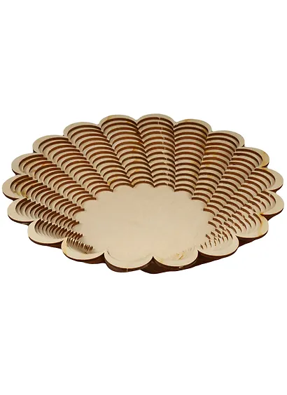 Игрушка из дерева Ваза большая узкая Астра (поворот) (232х230х50) (162842) (Полноцвет) - фото 1