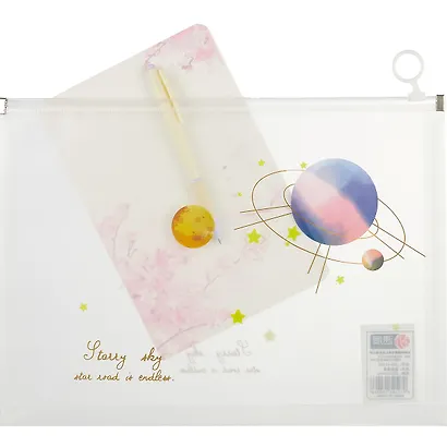 Папка на молнии "Starry sky", А4 - фото 2