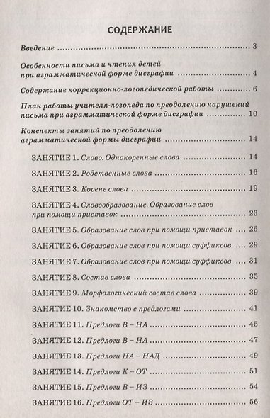 Коррекция аграмматической дисграфии. Конспекты занятий для логопедов - фото 2