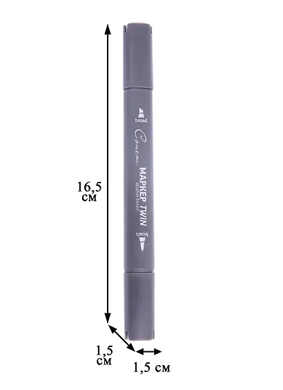 Маркер художественный "Сонет" Twin Brush нежно-розовый, Сонет - фото 2