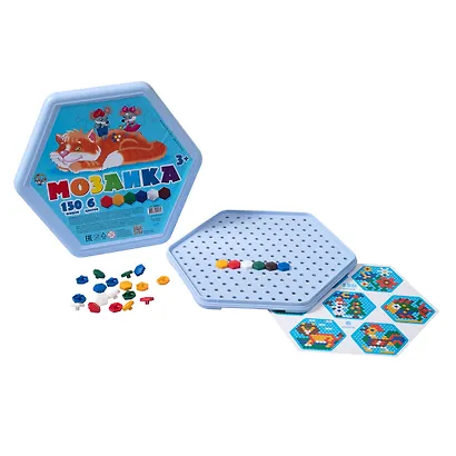 Мозаика шестигранная 150 элементов, 6 цветов - фото 7