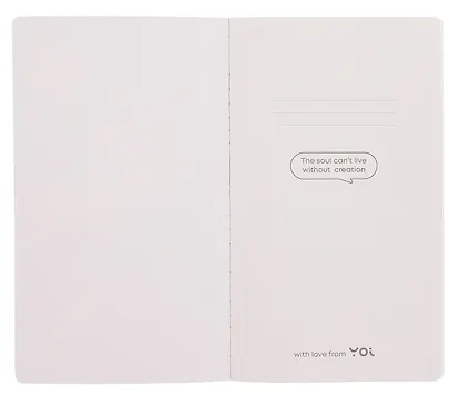 Тетрадь 130*210, 40 листов в линейку "Blossom. Peonies on black", сшивка - фото 3