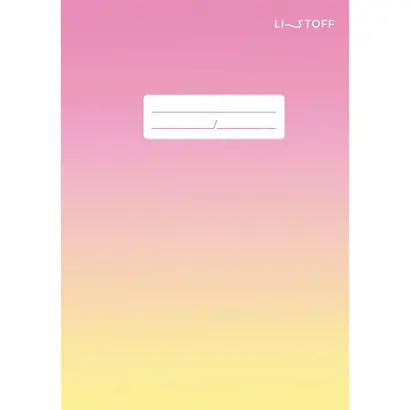 Тетрадь в клетку Listoff, "Яркий градиент", 120 листов - фото 1