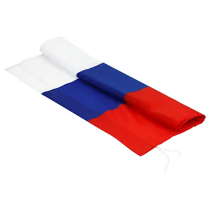 Флаг России большой 90*135см, подвес - фото 8