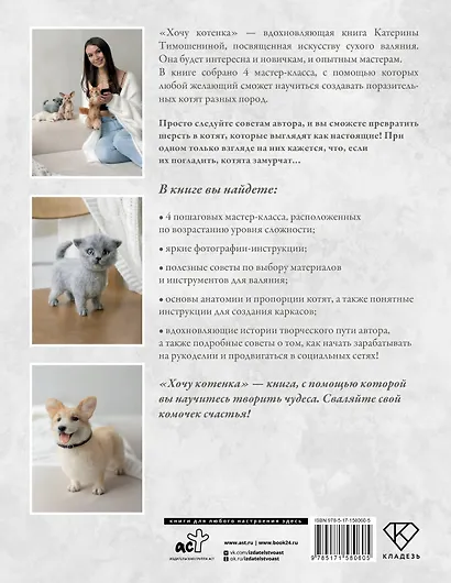 Хочу котенка. Создание реалистичных котят в технике сухого валяния - фото 2