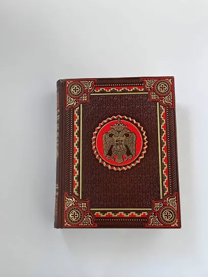 История государства Российского Николая Карамзина. Книга в коллекционном кожаном переплете ручной работы с окрашенным обрезом и многоцветным тиснением - фото 11