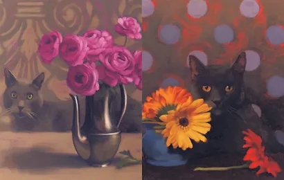 Такие разные КОШКИ в произведениях искусства - фото 5