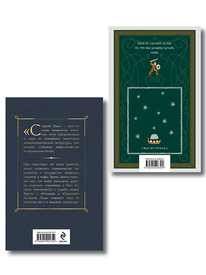 Набор "Эпос раннего Средневековья" (комплект из 2-х книг: Старшая Эдда. и Беовульф) - фото 2