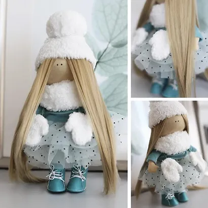 Интерьерная кукла "Лесли" набор для шитья - фото 2