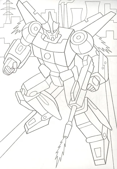 РАСКРАСКА А5 эконом. РОБОТЫ - фото 5