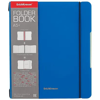 Тетрадь в клетку Erich Krause, Folder book, 96 листов, в ассортименте - фото 6