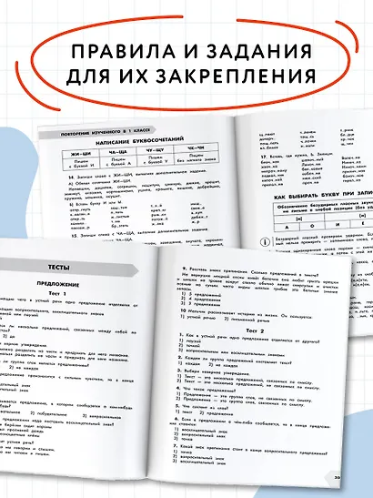 Русский язык в схемах и таблицах. Все темы школьного курса. Тесты с ответами. 2 класс - фото 6