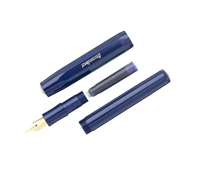 Ручка перьевая "Classic Sport EF" 0.5 мм, синий морской, Kaweco - фото 4