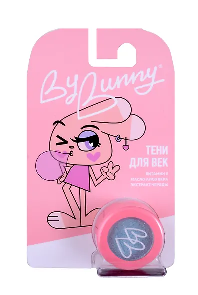 By Bunny Тени для век (голубой глиттер) (BB048) - фото 1