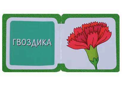 Мини-книжки ЭВА. Что здесь растёт? На клумбе - фото 3