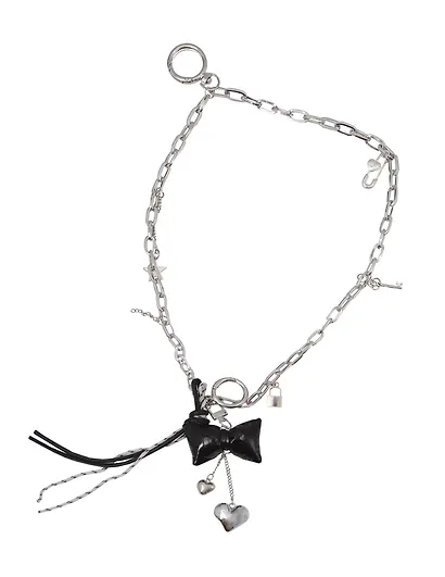 Брелок-обвес на сумку Бант с цепью (12-18031-202505-S95) - фото 1