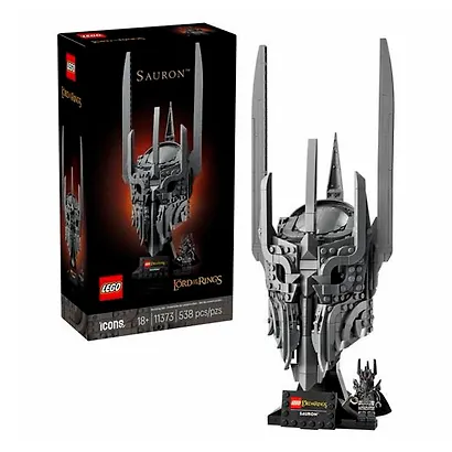 11373 Конструктор LEGO Icons Lord of the Rings Шлем Саурона, 538 деталей, возраст 18+ - фото 1