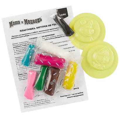 LORI Фигурки из теста Маша и медведь - фото 2