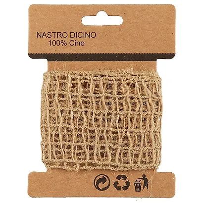 Тесьма джут сетка, 4,5 см х 1 м - фото 1