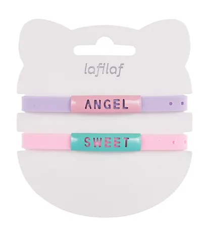 Набор парных браслетов Angel, Sweet (силикон) (12-04407-B75) (Lafilaf) - фото 8