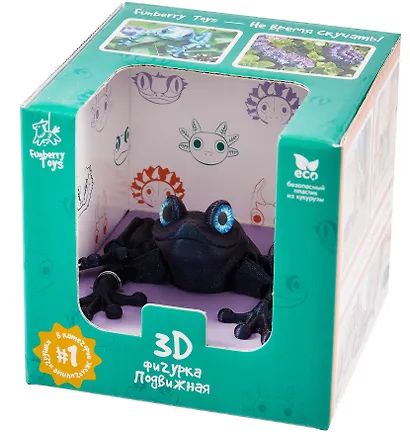 Фигурка 3D Лягушка Аглая (пластик) (9х14) (207) - фото 9