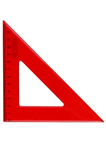 Угольник 12 см 45*90*45, в ассортименте - фото 4