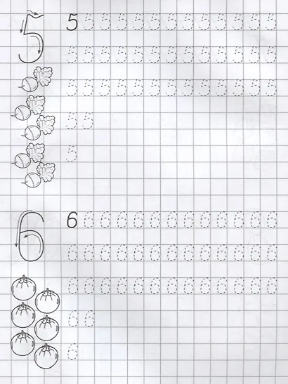 Айфолика. Мои первые прописи. Готовимся к школе: пишем цифры - фото 2