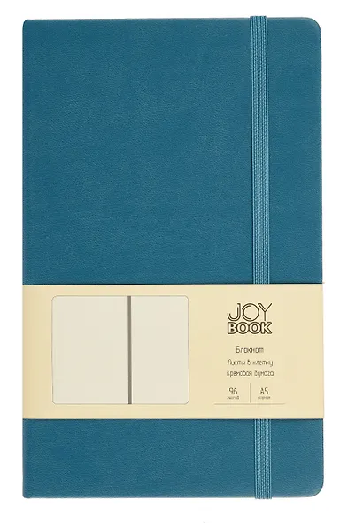 Книга для записей А5 96л кл. "Joy Book. Летние сумерки" иск.кожа, тонир.блок, скругл.углы, ляссе, резинка, карман на задн.форзаце - фото 1