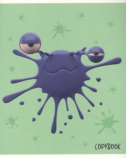 Тетрадь в клетку Listoff, "Смешные кляксы", 48 листов, в ассортименте - фото 2