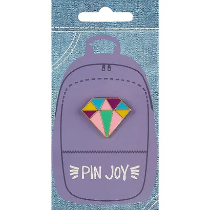 Значок Бриллиант (металл) (12-08599-020) - фото 1