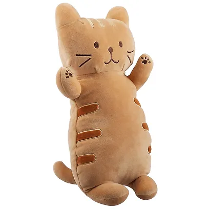 Мягкая игрушка Кот бежевый в полосочку на спине (45/50см) - фото 2