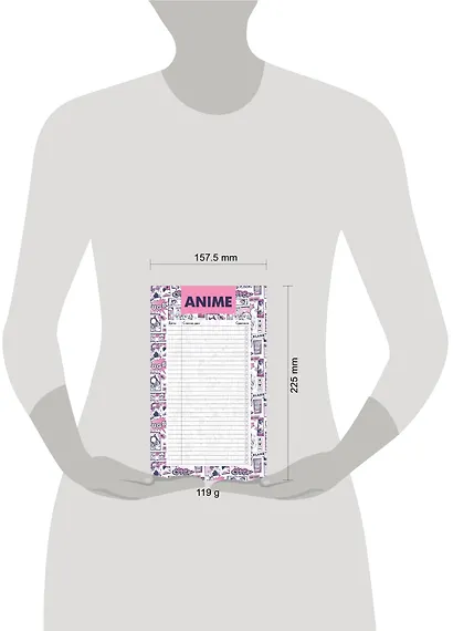 Планер недат. А6 64л "Аниме" скоба, вертик. - фото 3