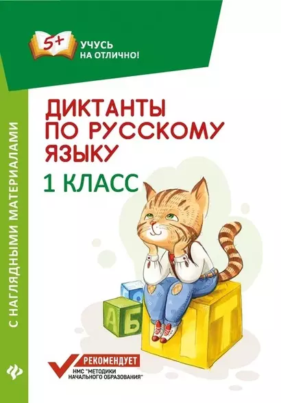 Диктанты по русскому языку с нагл.матер.:1 класс д - фото 1