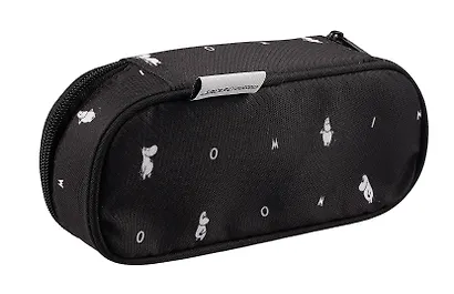 Пенал-косметичка "Moomin" овальный, полиэстер, молния - фото 2