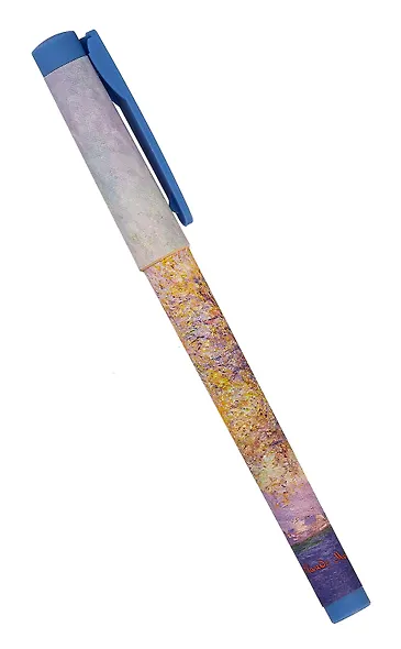 Ручка шариковая "Моне Антиб Вид с садов Салис", синяя - фото 1