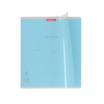 Тетрадь в линейку Erich Krause, CoverPrо, А5, 18 листов, в ассортименте - фото 5