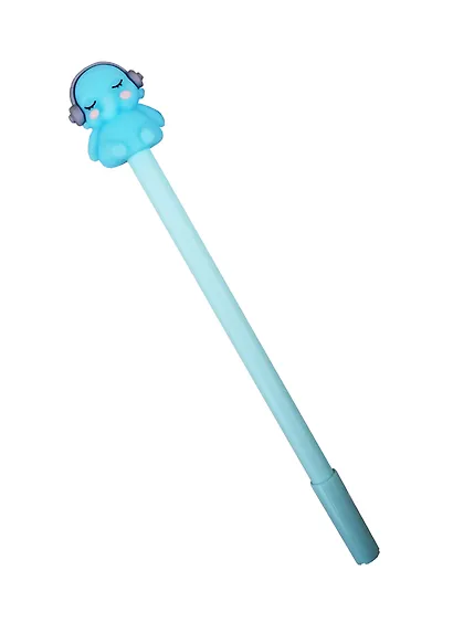 Ручка шариковая Academy Style, "Зверюшки меломаны", синяя - фото 1