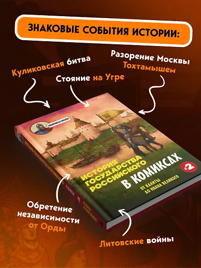 История государства Российского в комиксах. От Куликовской битвы к "стоянию на Угре" [2] - фото 7