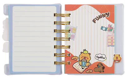 Записная книжка А6- 60 листов, линейка, "Капибара", в ассортименте - фото 6