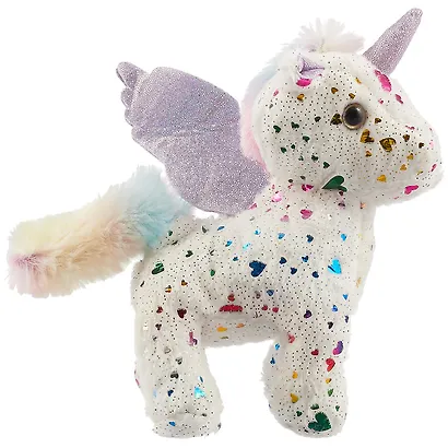 Единорог с блестками в цветной коробке - фото 1