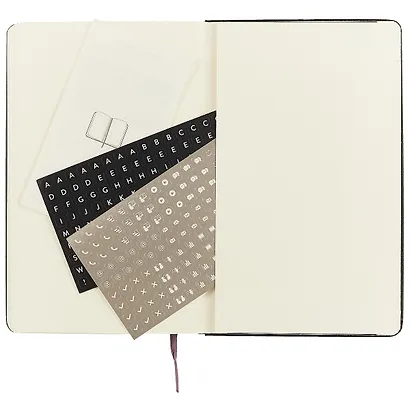 Книга для записей Moleskin Proffesional Large, твёрдая обложка, чёрная, 120 листов, А5 - фото 4