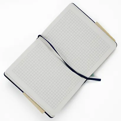 Записная книжка А6 80л кл. "Studio. Бордовый", иск.кожа,интегр.обл., скругл.углы, ляссе - фото 3