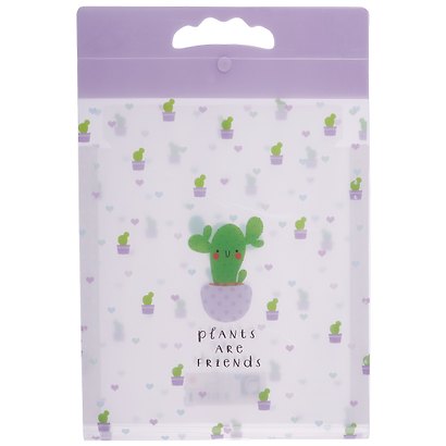 Папка -портфель пластиковый на кнопке «Plants are friends» А4, 6 отделений, вертикальная, в ассортименте - фото 6
