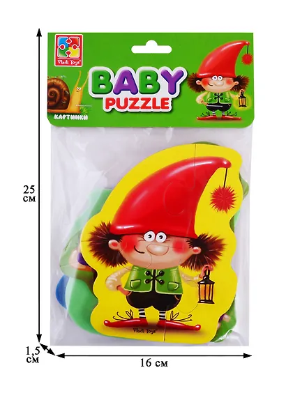 Мягкие пазлы Vladi Toys Baby puzzle Картинки VT1106-66 - фото 2