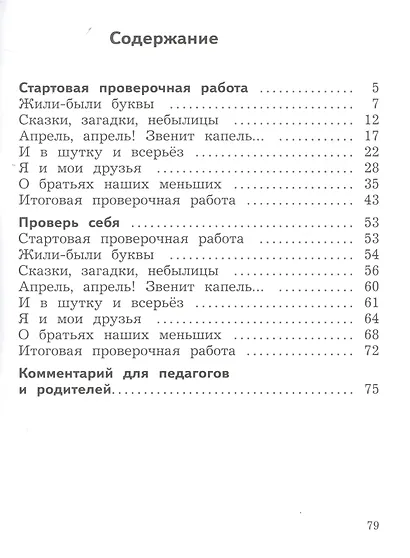 Литературное чтение. 1 класс. Предварительный контроль, текущий контроль, итоговый контроль - фото 2