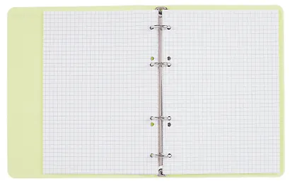 Тетрадь 80 листов, клетка, "Foliage" на кольцах - фото 4