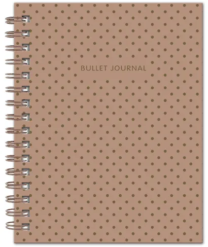 Книга для записей Bullet Journal, 60 листов, кофейная - фото 2