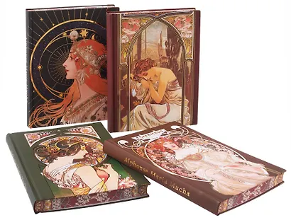 Книга для записей "А. Муха" 265*190, 82 листа, нелинованная, твердая обложка, в ассортименте - фото 2